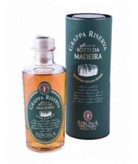 Grappa, Riserva Botti Madeira Sibona, Scatola Tubo 70cl