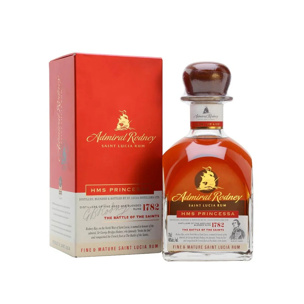 St. Lucia HMS Princessa Admira Rodney Rum St. Lucia HMS Princessa Admira Rodney Rum