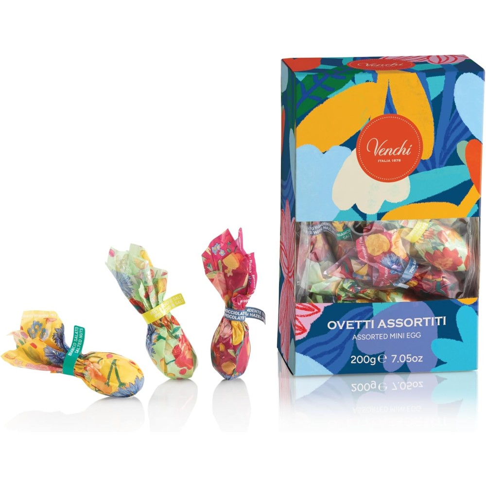 Venchi Astuccio Ovetti di Cioccolato Assortiti 200 Gr