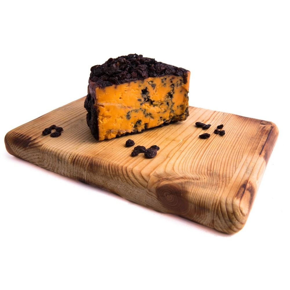 Blu Shropshire Affinato In Porto e Uva di Corinto  Spicchio da 200g