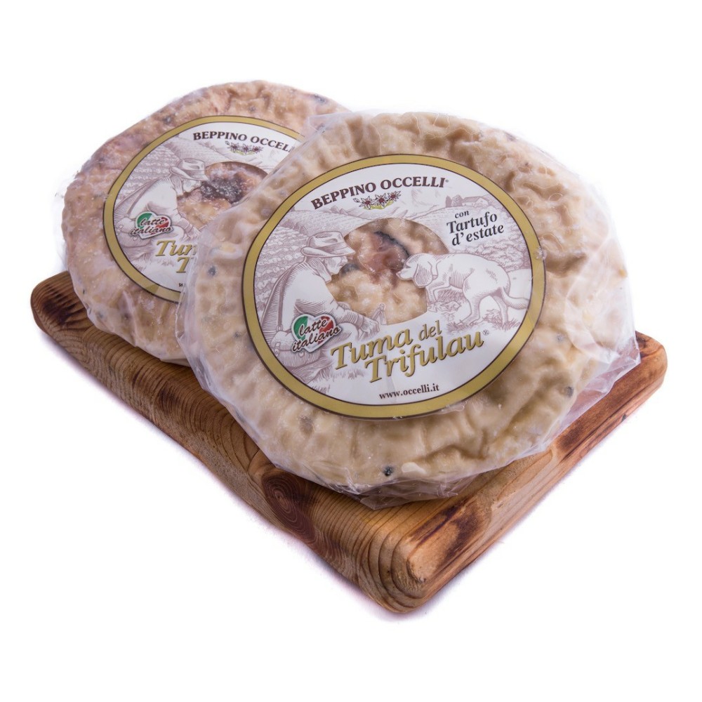Beppino Occelli Tuma del Trifulau con Tartufo Nero Estivo 250g