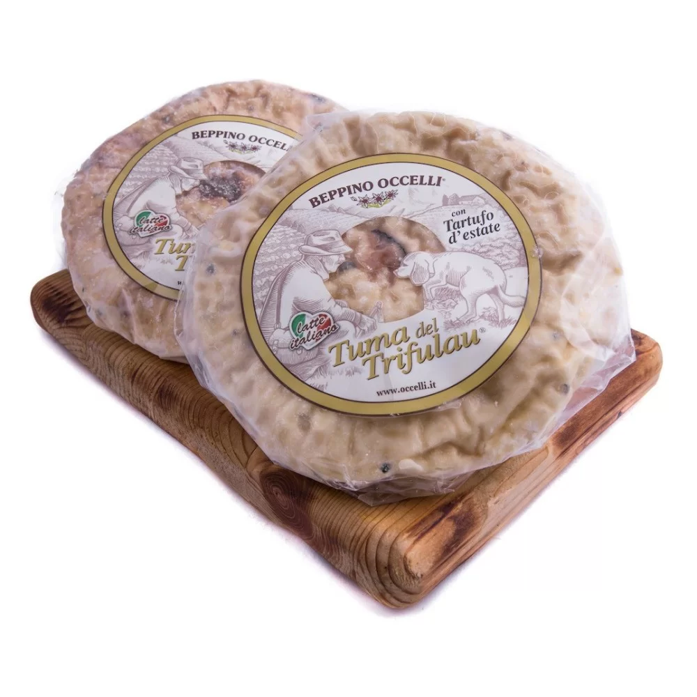 Beppino Occelli Tuma del Trifulau con Tartufo Nero Estivo 250g