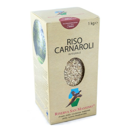 Riso Carnaroli Integrale, Riserva San Massimo 1kg