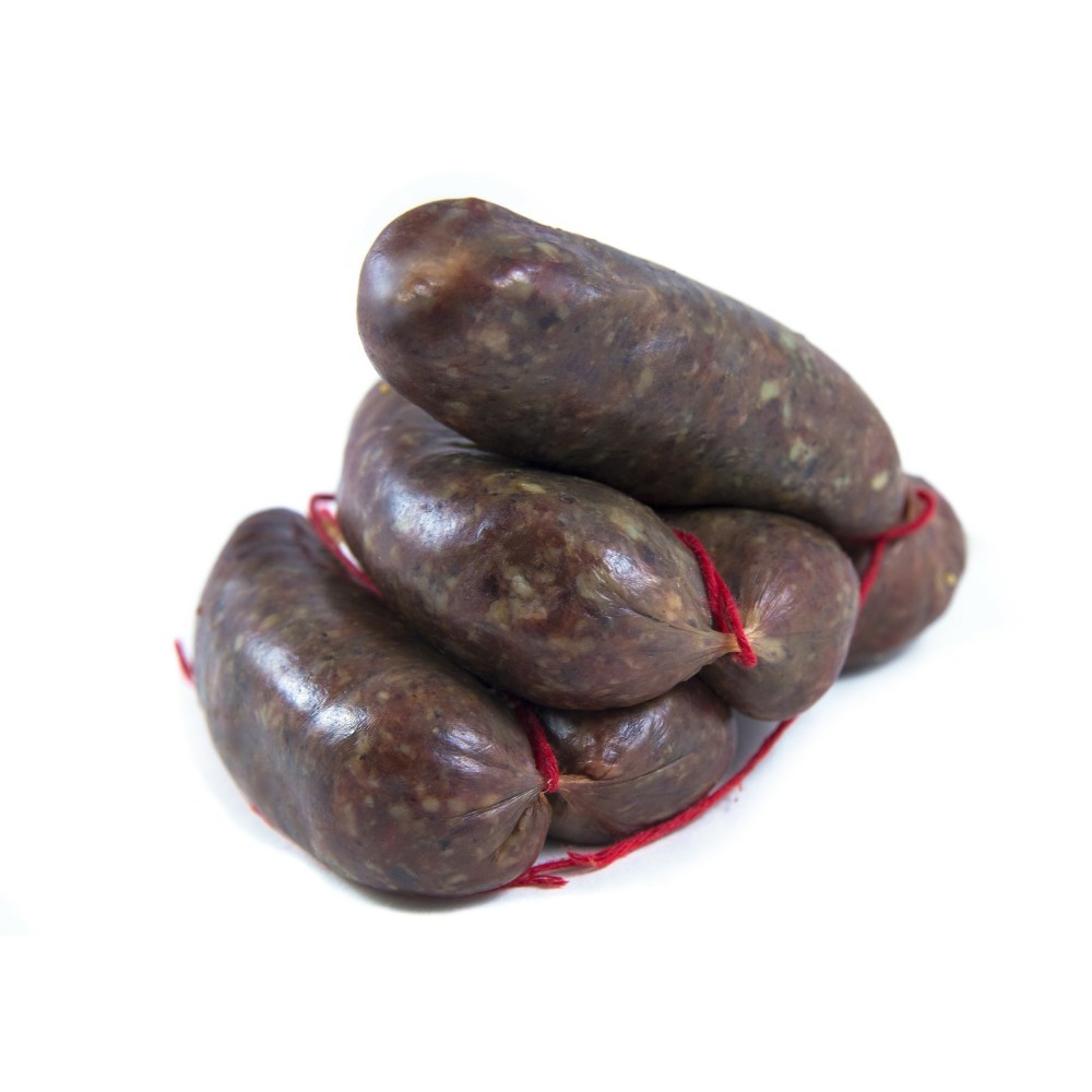 Produzione Propria Artigianale Alessandrelli Salumi Freschi Salsiccia di Fegato Piccante