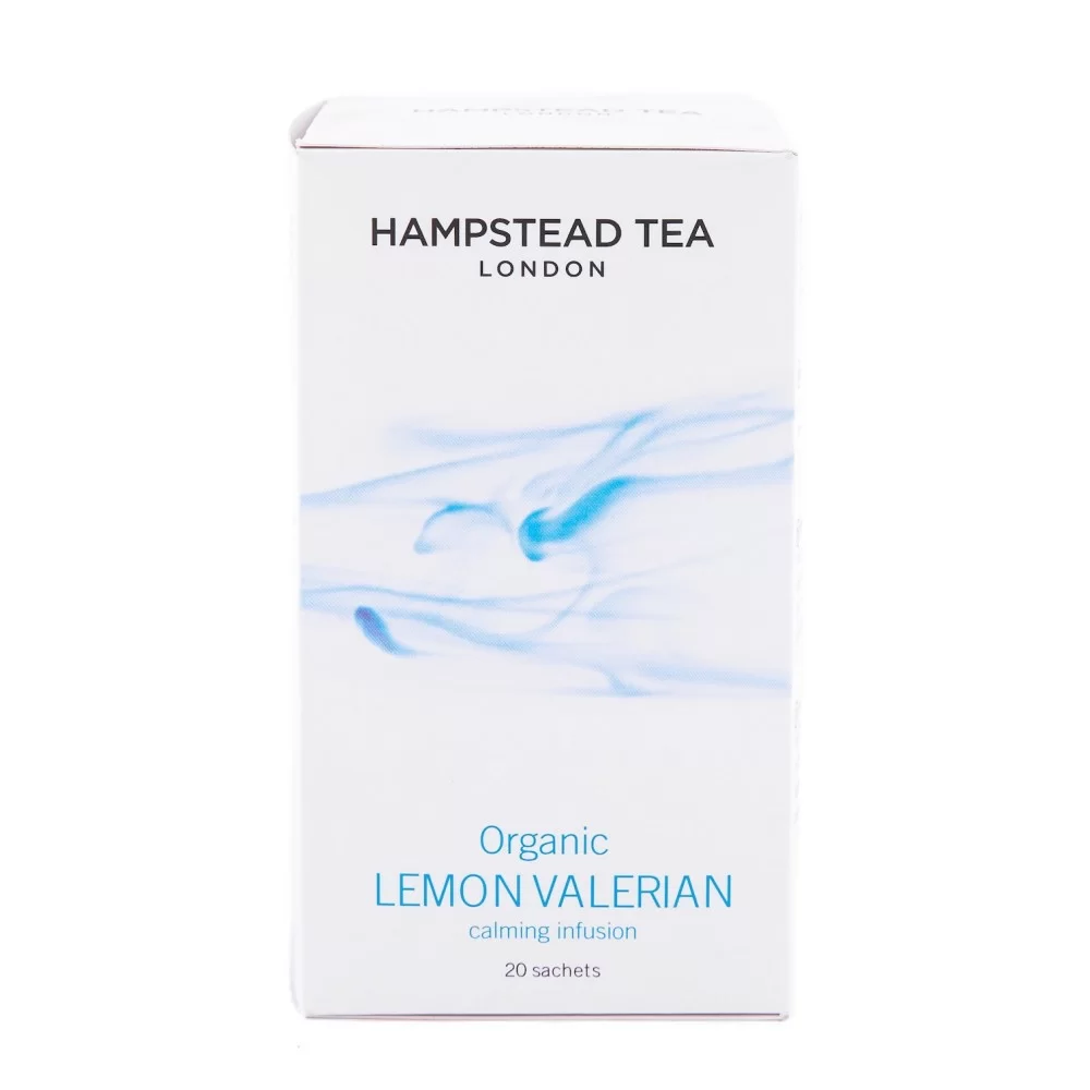Tisane Organic Lemon Valerian, Hampstead Tea, 20 Bustine Tisane Organic Lemon Valerian, Hampstead Tea, 20 Bustine