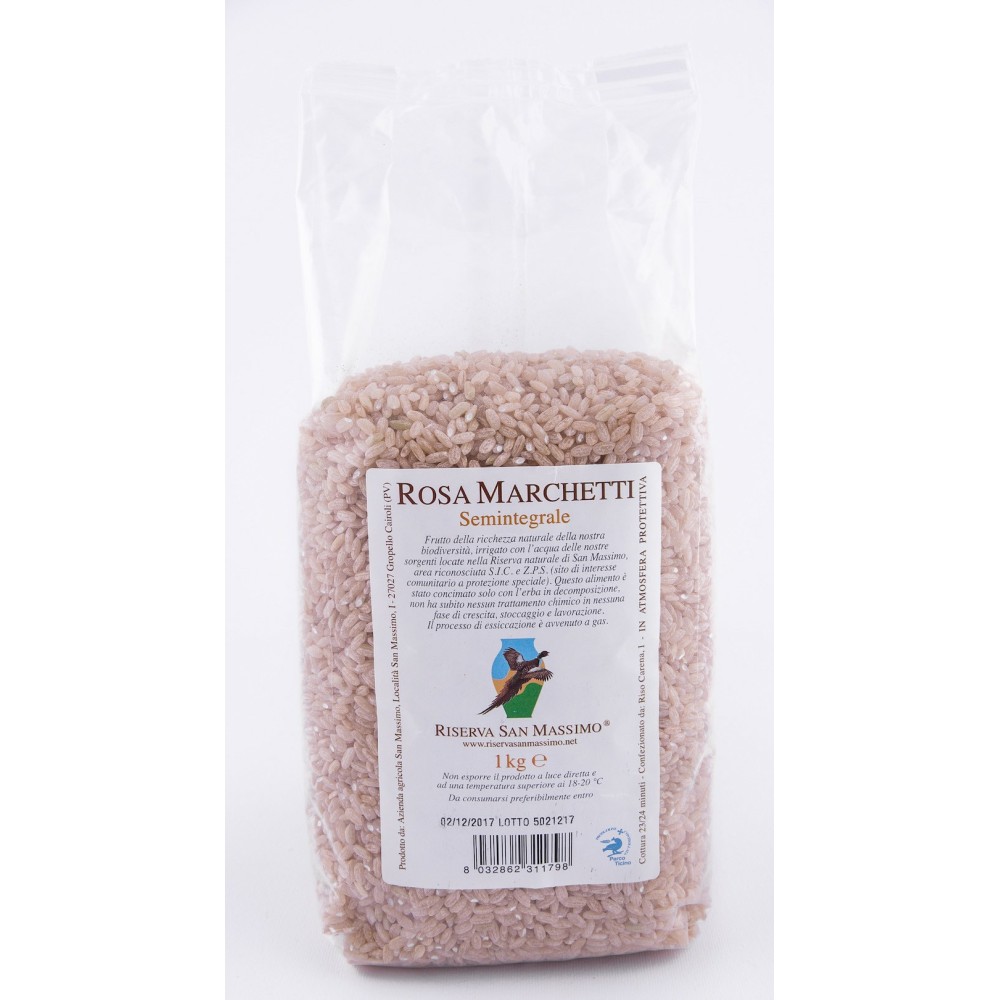 Riso Rosa Marchetti Semintegrale, Riserva San Massimo 1kg