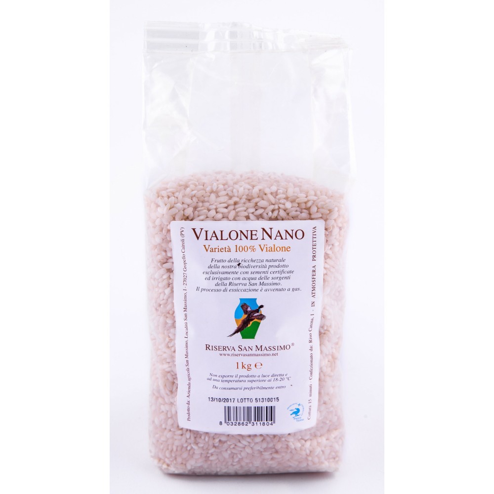 Riso Vialone Nano, Riserva San Massimo 1kg