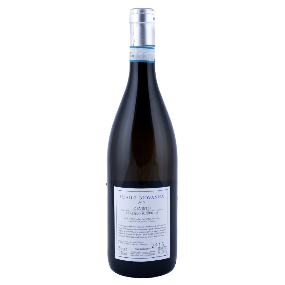 Luigi e Giovanna Barberani, Umbria Bianco "Orvieto DOC" 2012