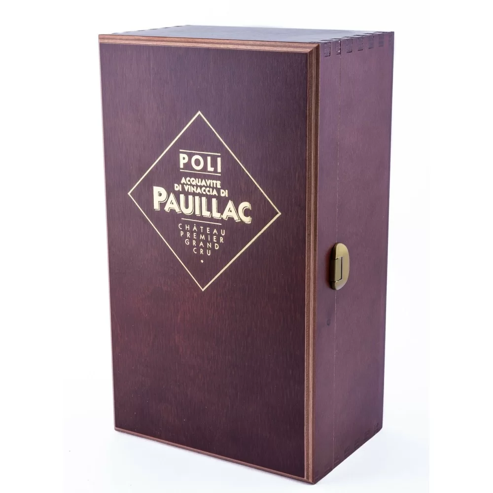 Acquavite, Pauillac Premier Grand Cru Poli, Cassetta Legno 700 ml Acquavite, Pauillac Premier Grand Cru Poli, Cassetta Legno 700 ml