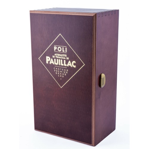 Acquavite, Pauillac Premier Grand Cru Poli, Cassetta Legno 700 ml