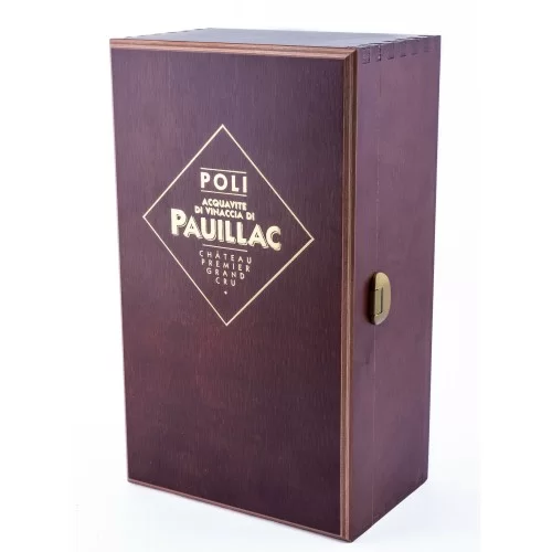 Acquavite, Pauillac Premier Grand Cru Poli, Cassetta Legno 700 ml