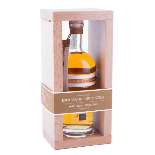 Grappa Barrique, Espressioni Aromatica Marzadro, Astuccio Legno  70cl