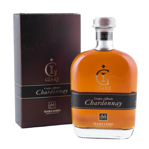 Grappa, Giare Chardonnay Affinata Marzadro, 70cl