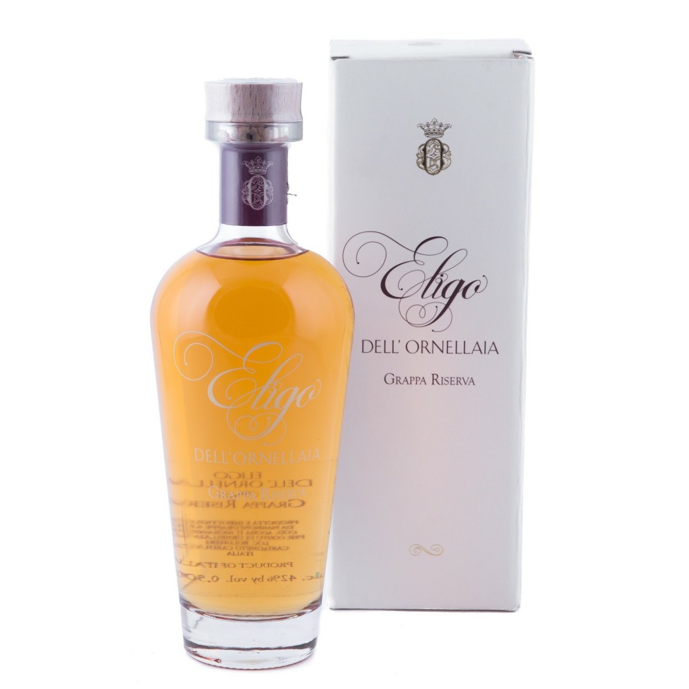Grappa Riserva Eligo Ornellaia, Scatola 50ml