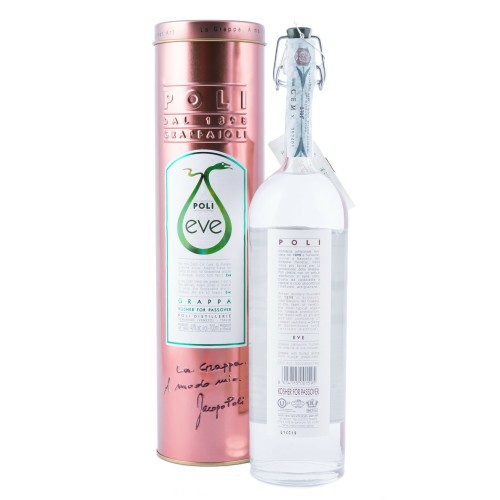 Grappa Eve Kosher Poli, 70 cl Scatola Latta