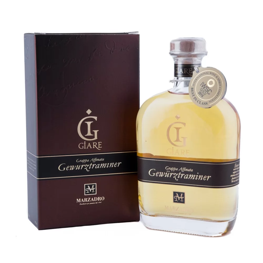 Grappa Gewurztraminer Affinata Giare Marzadro, 70cl Grappa Gewurztraminer Affinata Giare Marzadro, 70cl