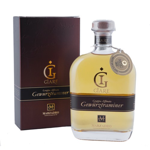 Grappa Gewurztraminer Affinata Giare Marzadro, 70cl