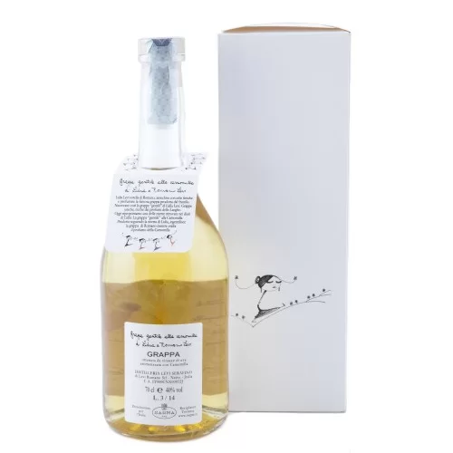 Distillati Italia Grappa Grappa Gentile Alla Camomilla di Lidia e Romano Levi 70cl con Scatola