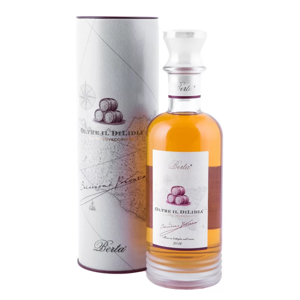 Oltre il DiLidia Grappa Invecchiata Berta Scatola Latta 70cl