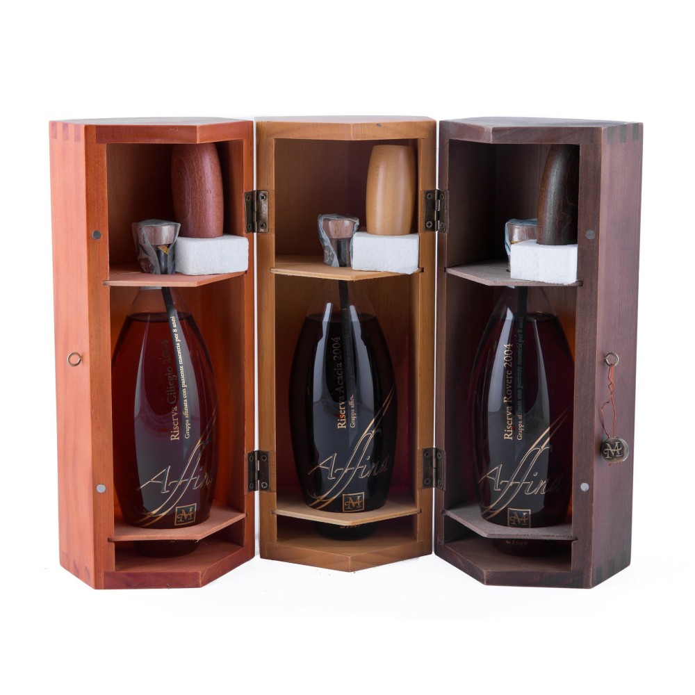 Grappa Riserva Affina 3x350ml Marzadro