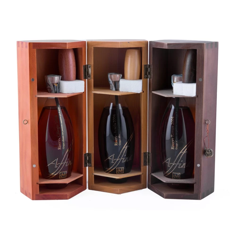 Grappa Riserva Affina 3x350ml Marzadro