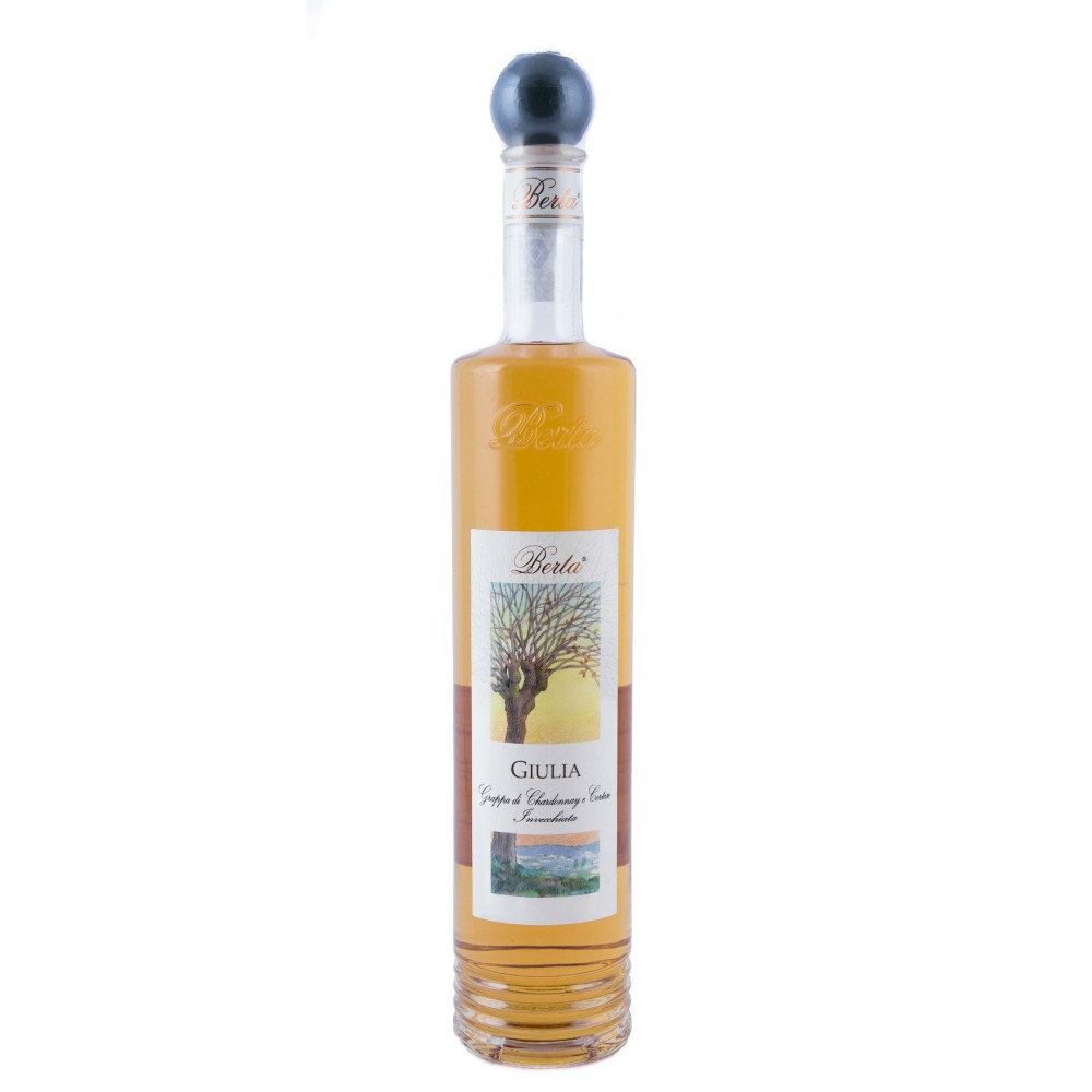 Giulia Grappa di Chardonnay e Cortese Invecchiata Berta 70cl