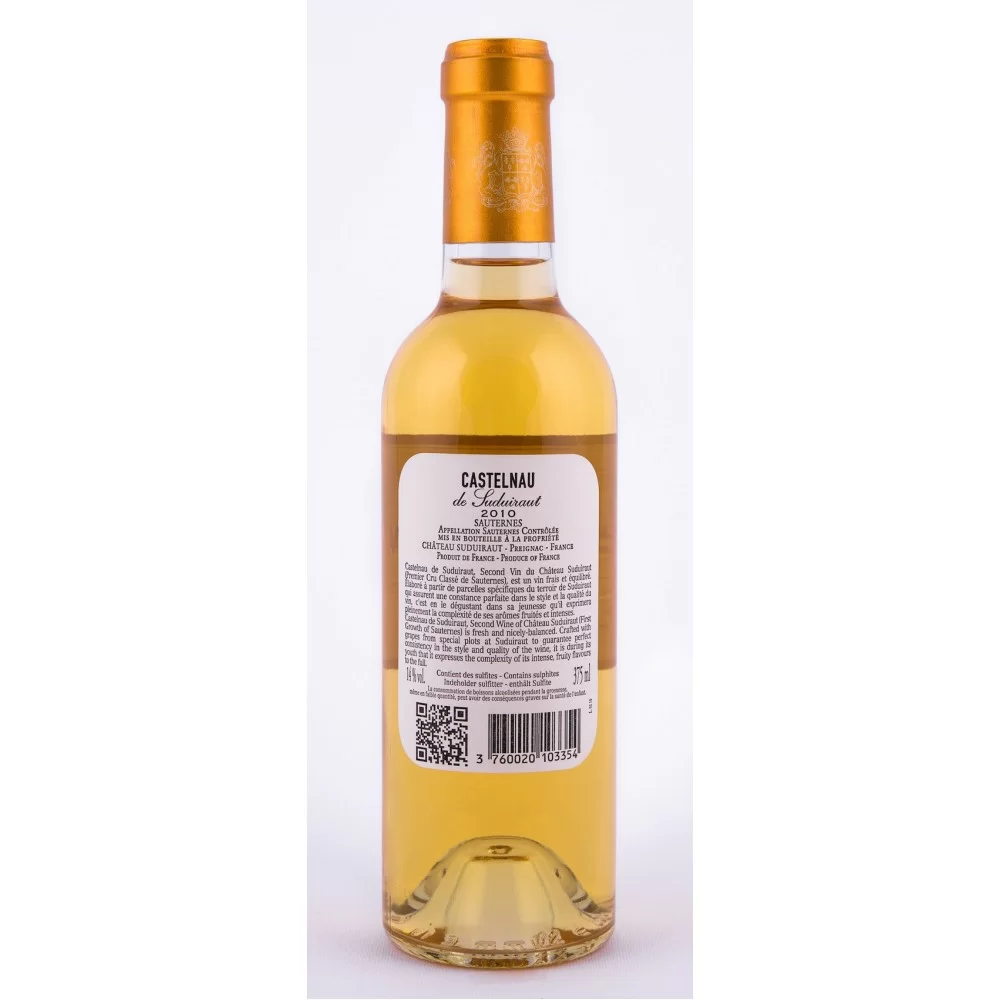 Francia Sauternes “Castelnau de Suduiraut” 2010 - Château Suduiraut