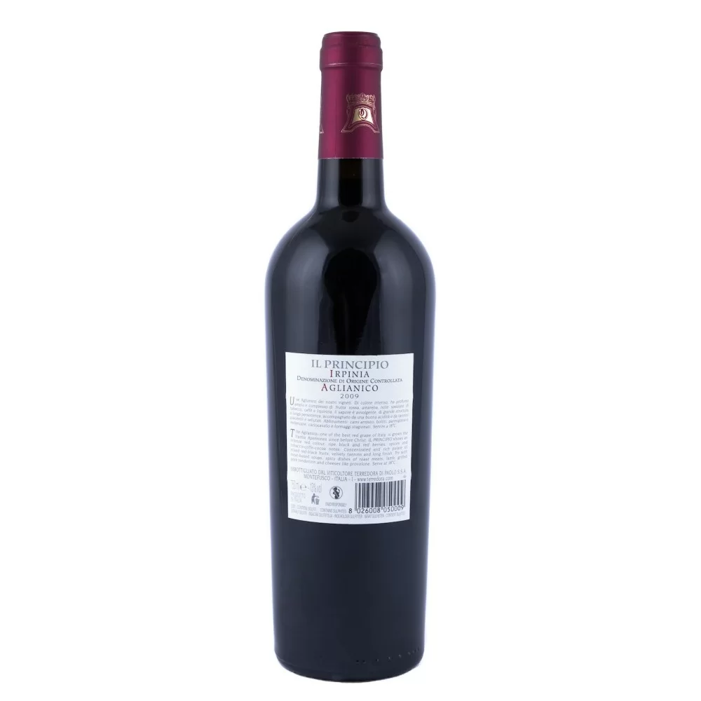 Terredora di Paolo Aglianico Irpinia DOC  Il Principio  2009