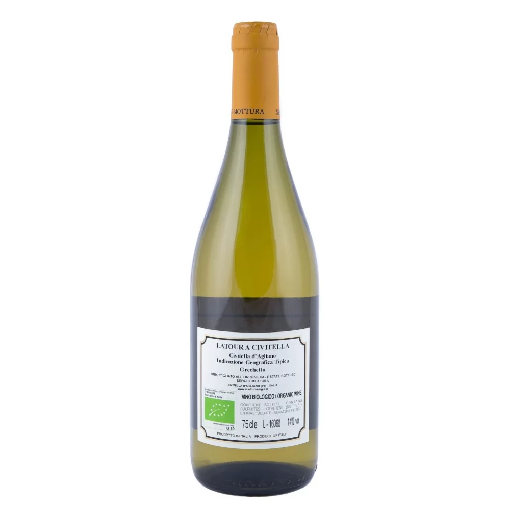 Lazio Bianco Biologico Grechetto Civitella d'Agliano IGT "Latour a Civitella" 2014 - Sergio Mottura Lazio Bianco Biologico Grechetto Civitella d'Agliano IGT "Latour a Civitella" 2014 - Sergio Mottura
