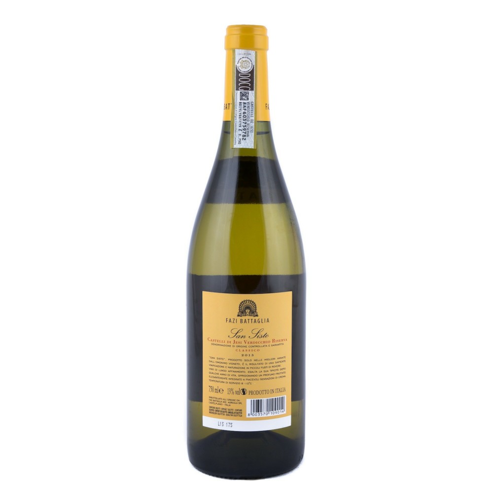 Fazi Battaglia Verdicchio Dei Castelli di Jesi Classico Riserva 2014