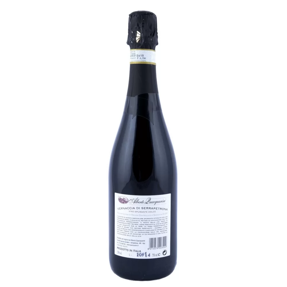 Alberto Quacquarini Vernaccia di Serrapetrona DOCG Vino Spumante Dolce Alberto Quacquarini Vernaccia di Serrapetrona DOCG Vino Spumante Dolce