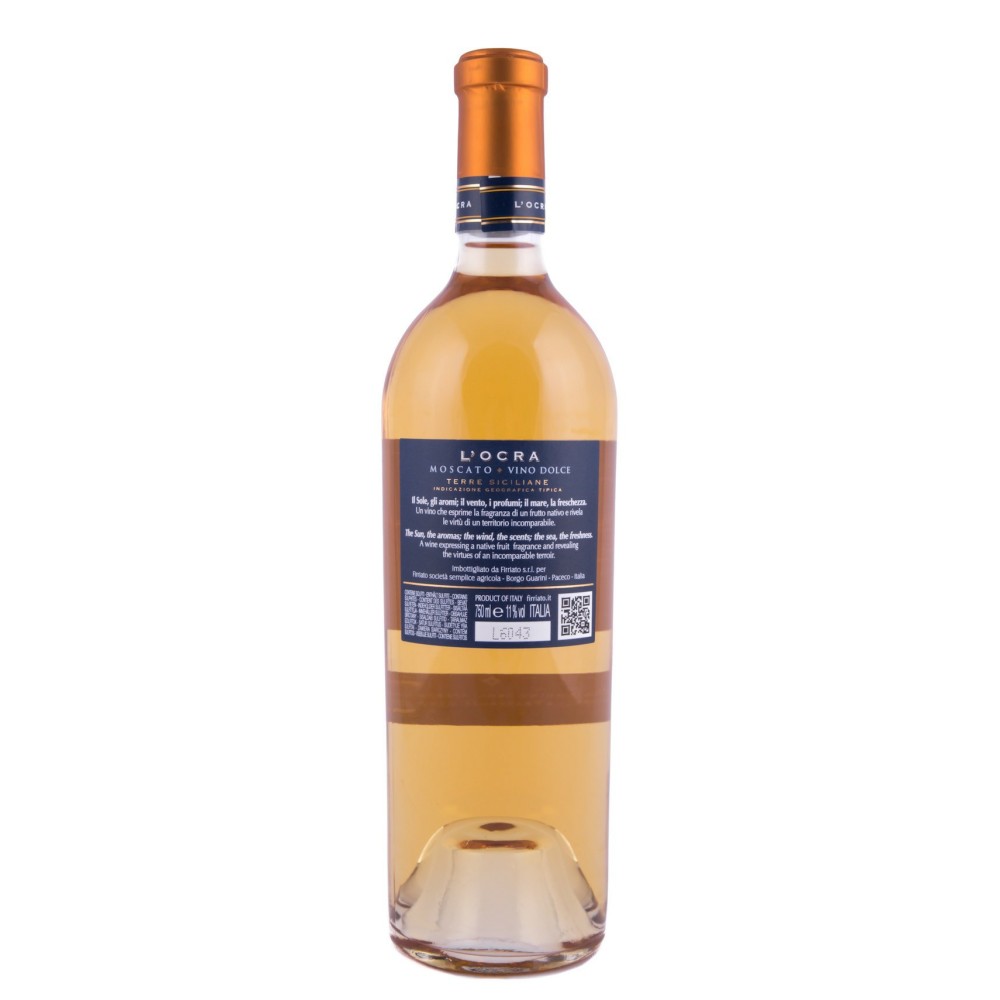 Firmato Terre Siciliane IGT Moscato Dolce L'Ocra  750 ml