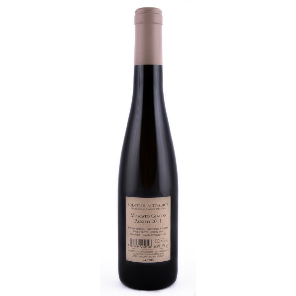 Kaltern  Serenade Sudtirol Altoadige DOC  Moscato Giallo Passito 2011