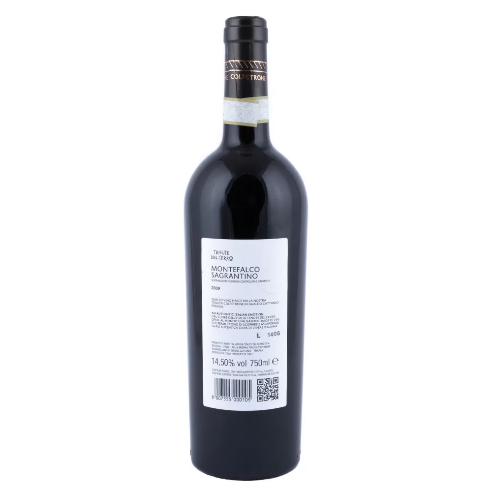 Vini Italia Umbria Rosso Montefalco sagrantino DOCG 2009 Tenute del Cerro
