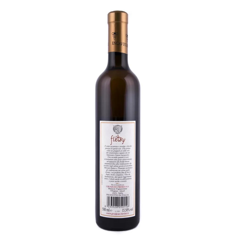 Vino Italia Valle D'Aosta passito Fletry au Vent Grosjean