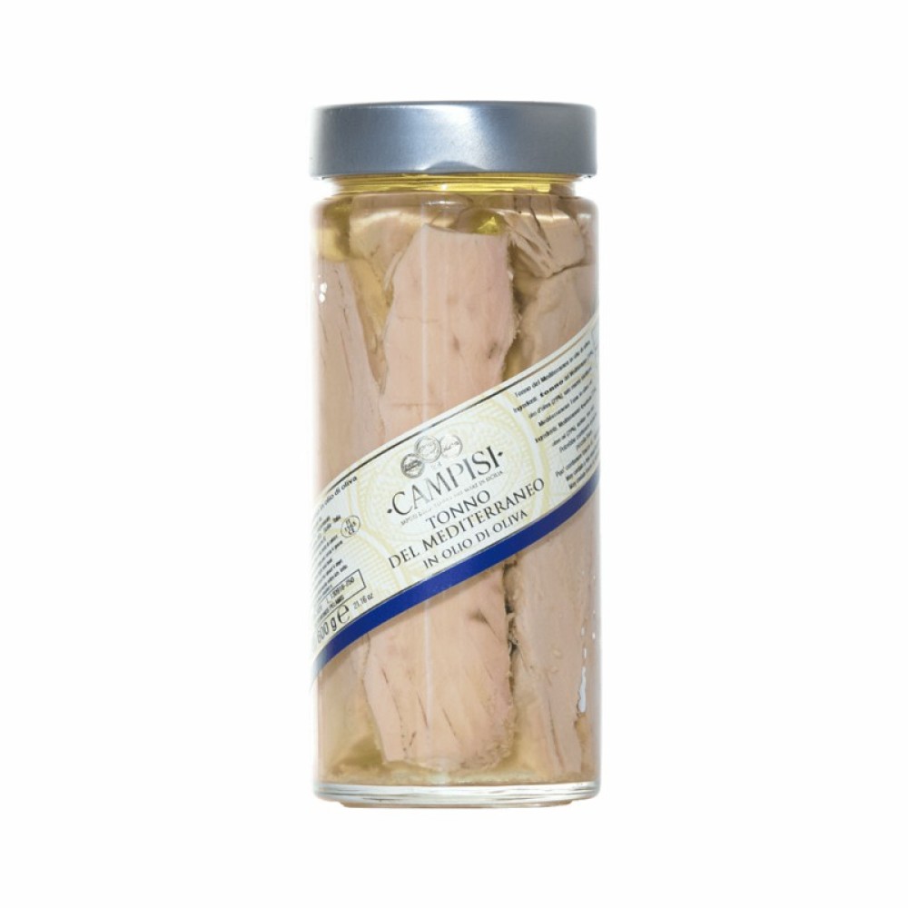 Campisi Tonno del Mediterraneo in Olio di Oliva. 600g