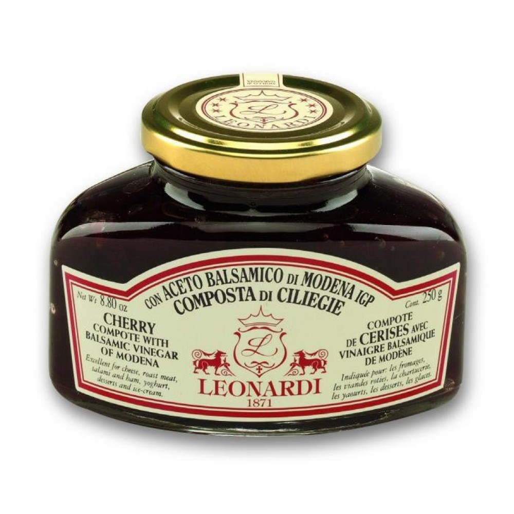 Leonardi Composta di Ciliegie con Aceto Balsamico di Modena IGP