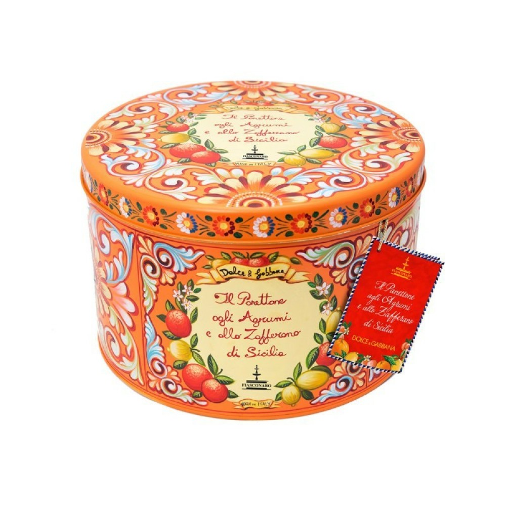 Fiasconaro Panettone Dolce & Gabbana Agrumi e Zafferano di Sicilia