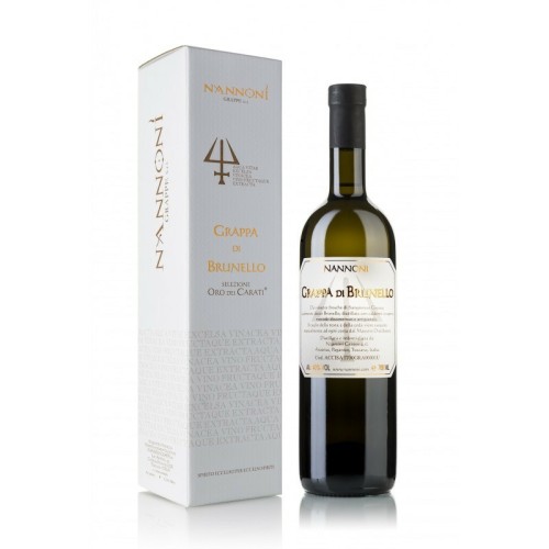 Nannoni Grappa di Brunello Selezione Oro dei Carati