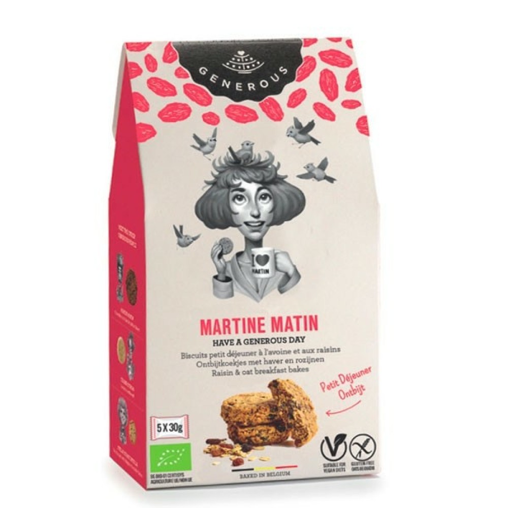 Generous Frollini Biologici  Senza Glutine con Avena e Uva