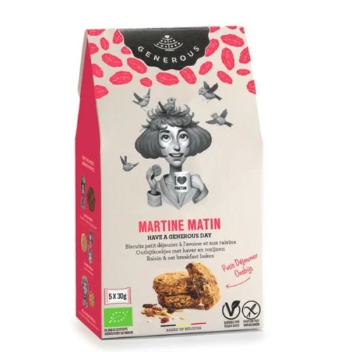 Generous Frollini Biologici  Senza Glutine con Avena e Uva