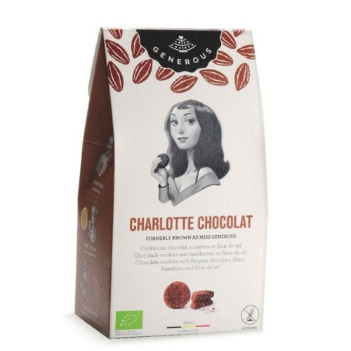 Generous Biscotti al Cioccolato, Nocciole e Fleury de Sel Biologico Senza Glutine