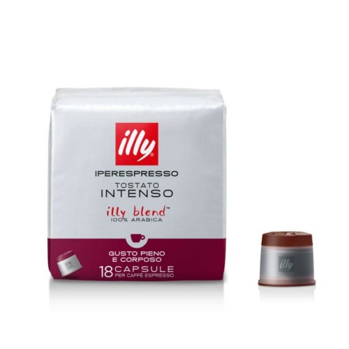 Caffè Illy Iperespresso Espresso Tostatura Scura 18 Capsule