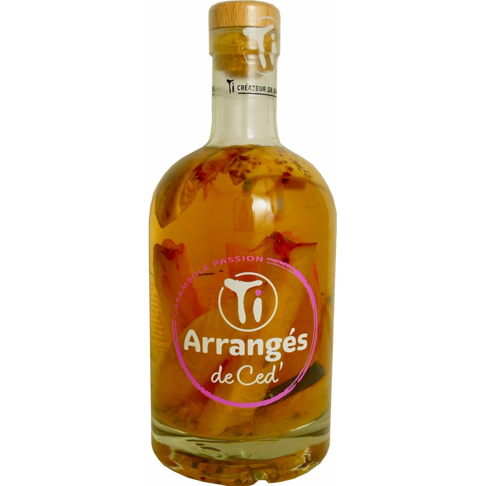 Ti arrangés de Ced Rum Agricolo AOC Carambola e Passion Fruit