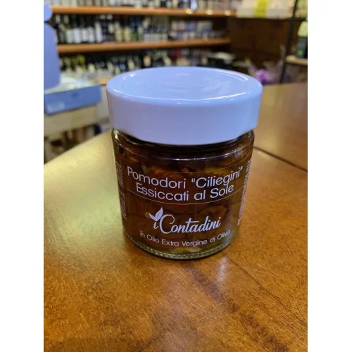 I Contadini Pomodori Ciliegini Essiccati al Sole in Olio Extra Vergine di Oliva 230g