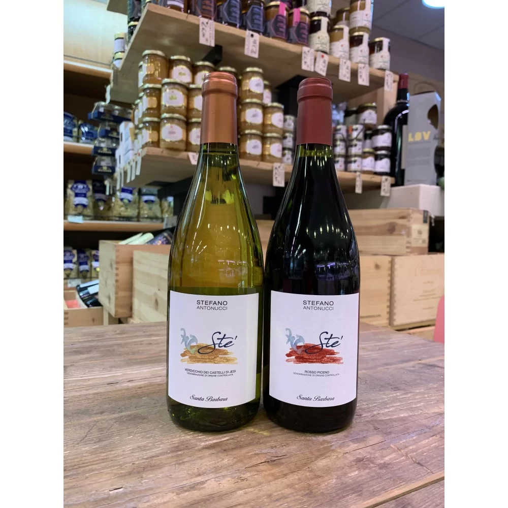 Santa Barbara Stè Scatola Mista Verdicchio Castelli di Jesi Doc + Rosso Piceno Doc