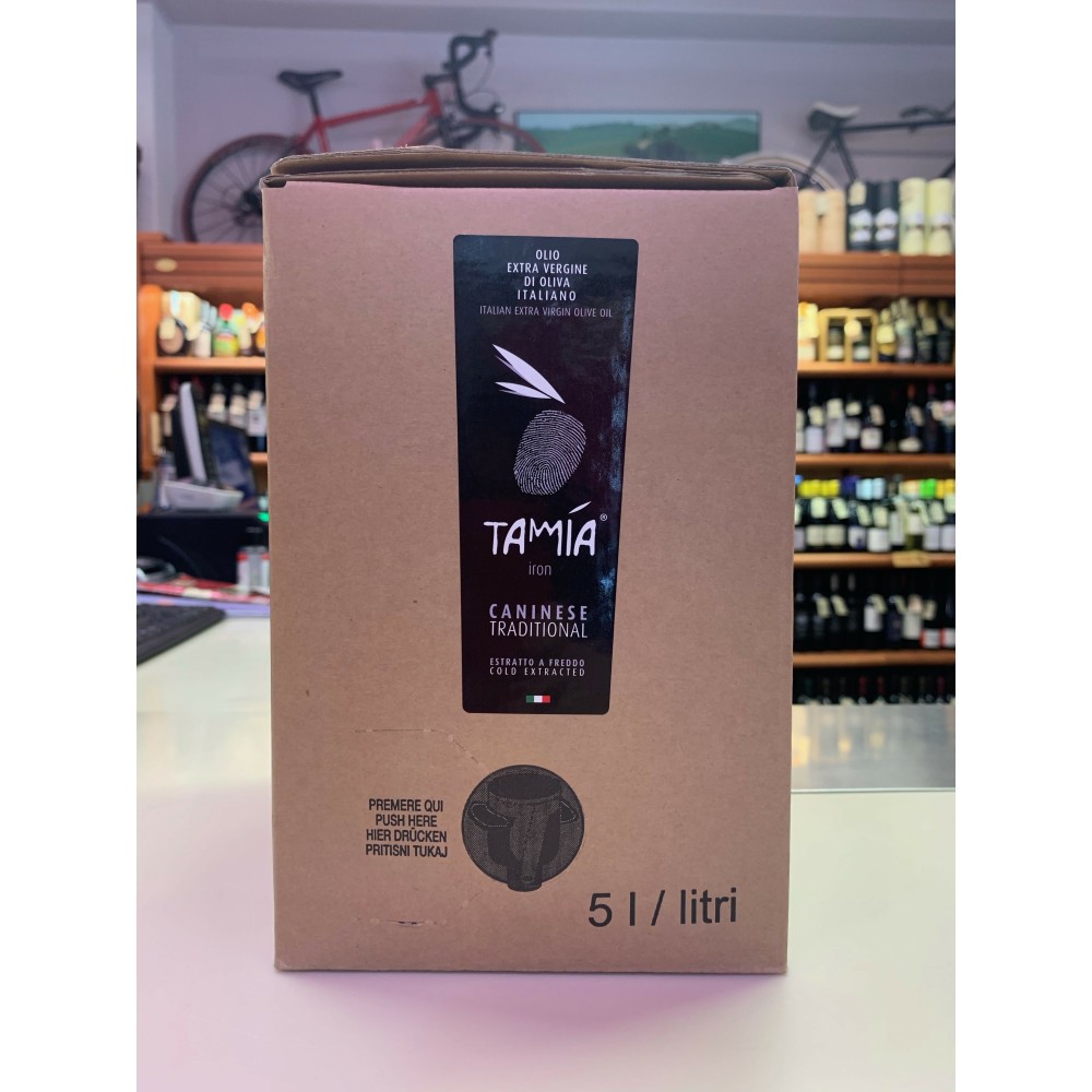 Tamia Olio Extra Vergine di Oliva Cultivar Canino  Bag in Box 5lt