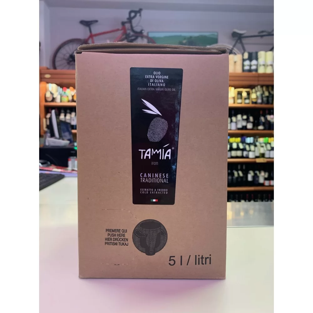 Tamia Olio Extra Vergine di Oliva Cultivar Canino  Bag in Box 5lt