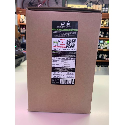 Tamia Olio Extra Vergine di Oliva Cultivar Canino  Bag in Box 5lt