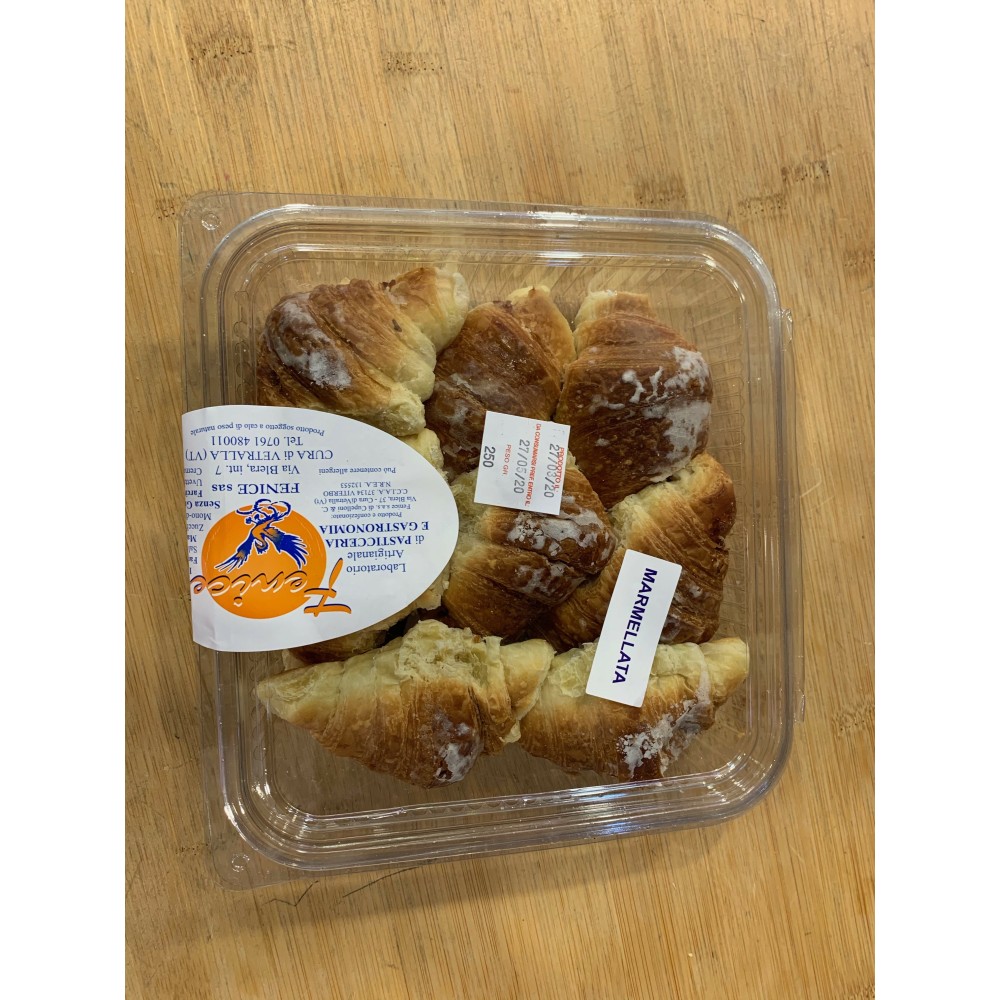 La Fenice Pasticceria Artigianale Cornettini alla Marmellata 250g